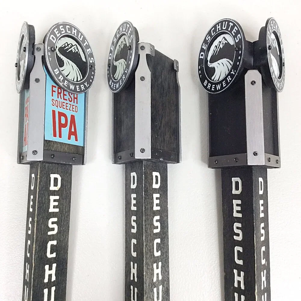 Lot of 3 Deschutes Brewing Beer‎ Tap Handles Mirror Pond Pale Ale Fresh Squeezed